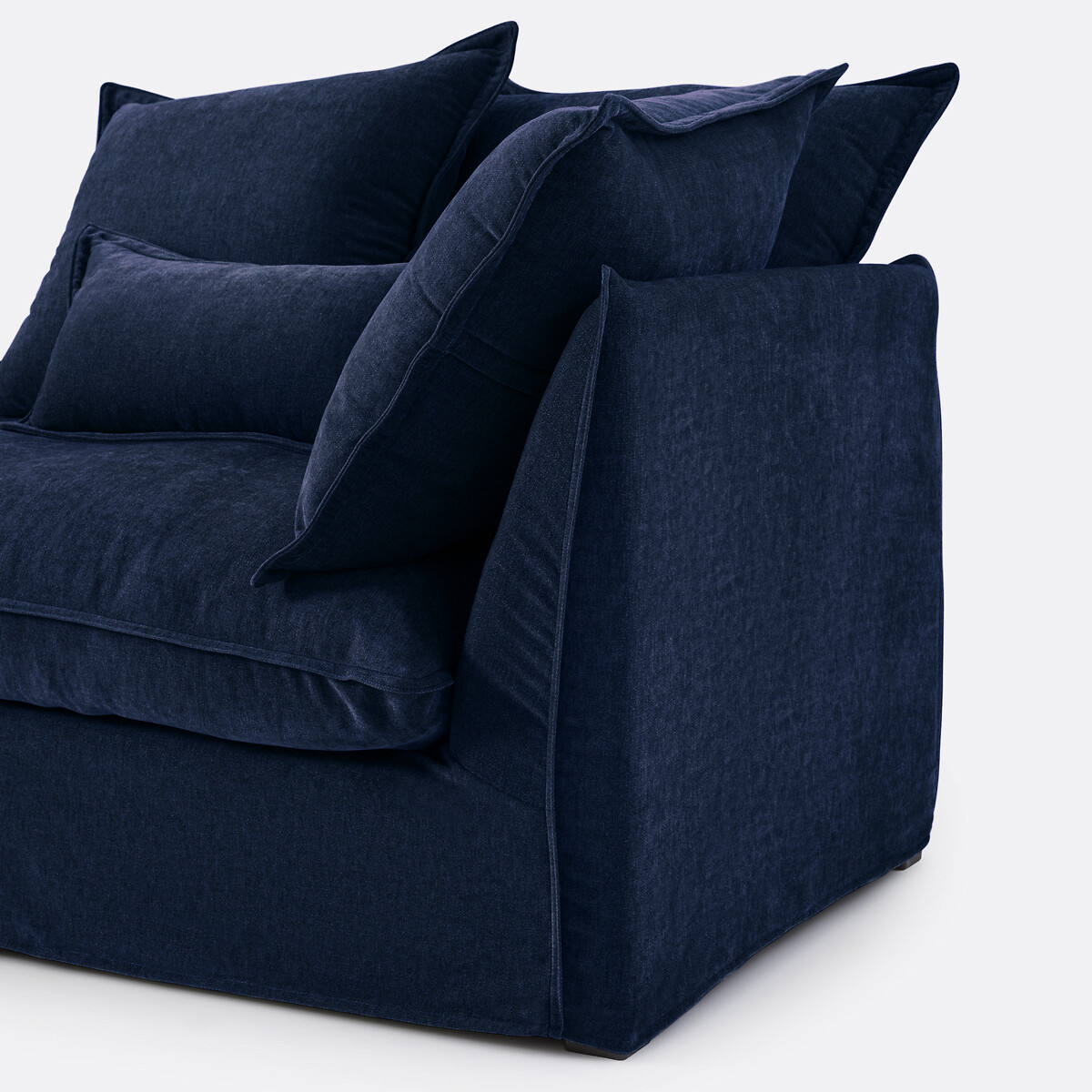 LA REDOUTE INTERIORS<br>Poltrona esquerda em poliéster mesclado, Odna
