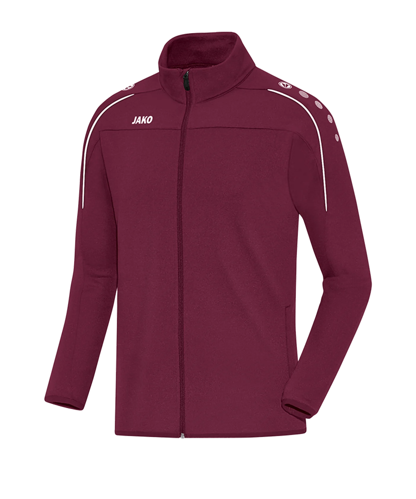JAKO Classico Freizeitjacke Kids Dunkelrot F14