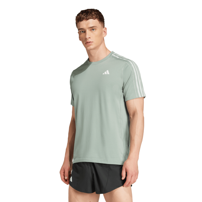 adidas Herre T-shirts Own The Run E 3S T-shirt Grøn