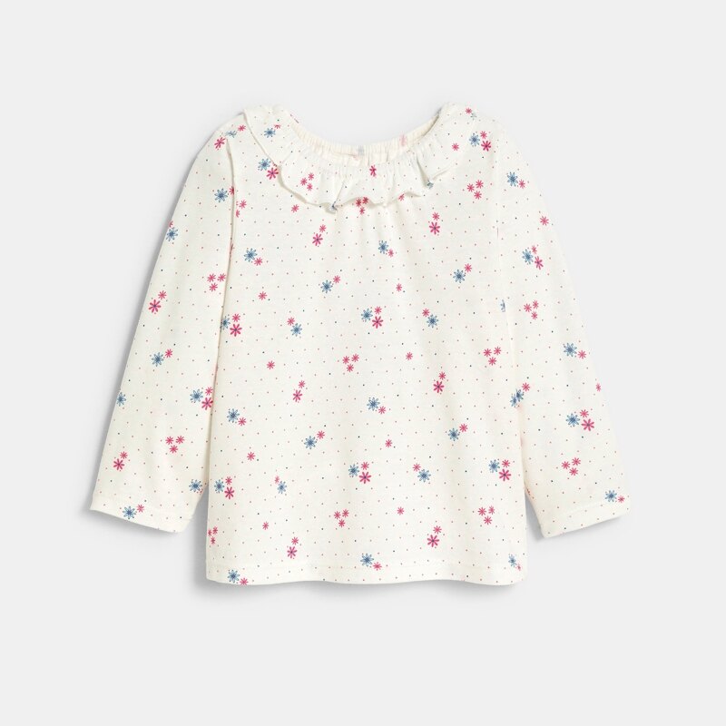 T-shirt fleuri rose bébé fille Rose