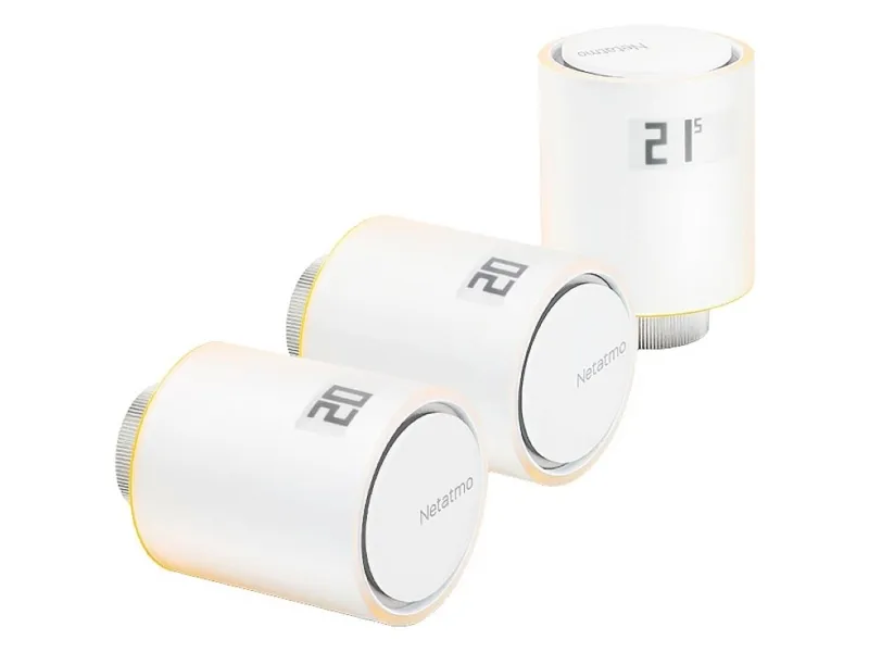 Netatmo smart radiator fjernbetjening smart termostat, 3 stk. produktpakke
