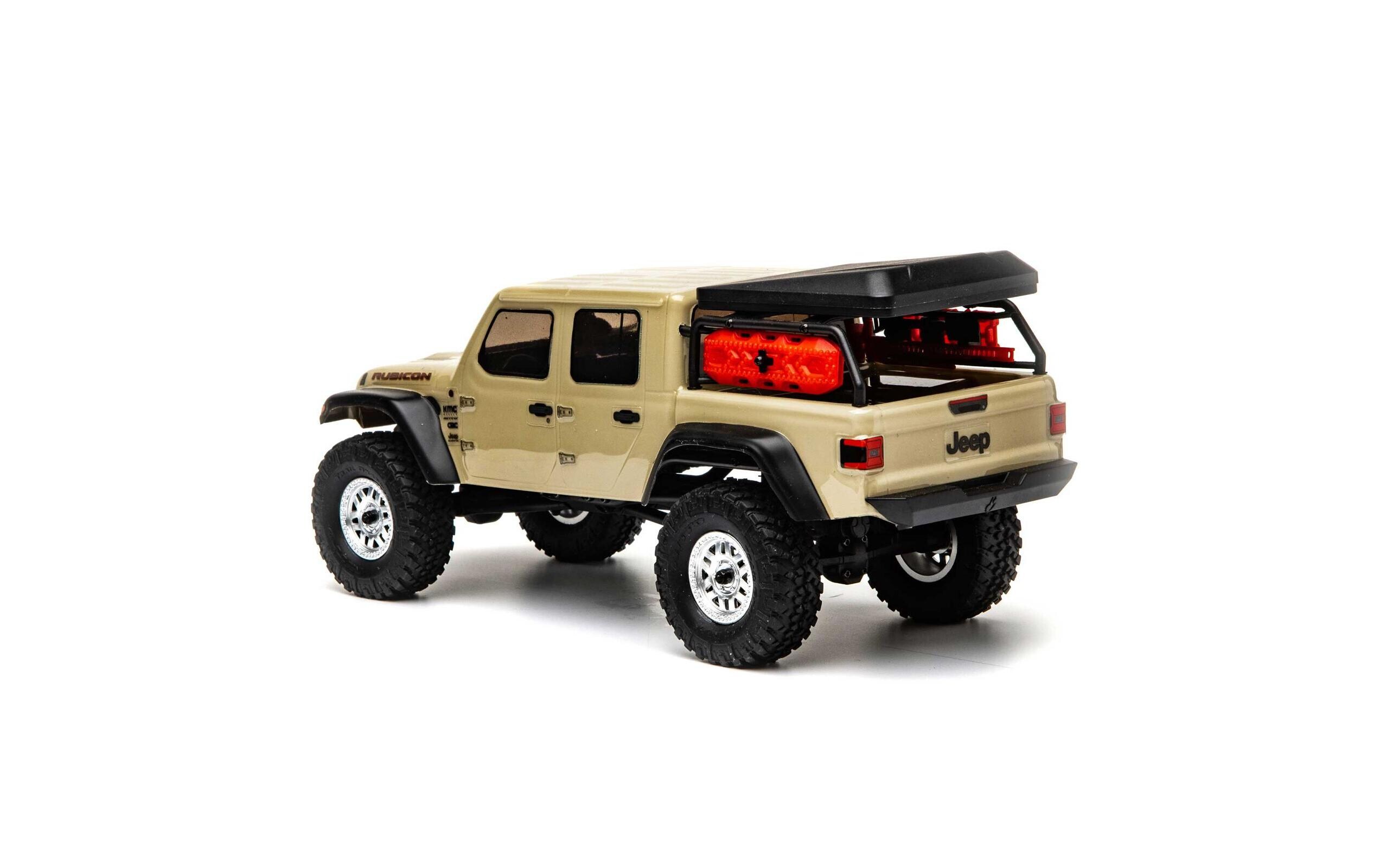 Scale Crawler SCX24 Jeep JT Gladiator, Beige, RTR, 1:24<br>Jeep Gladiator Crawler im Massstab 1:24