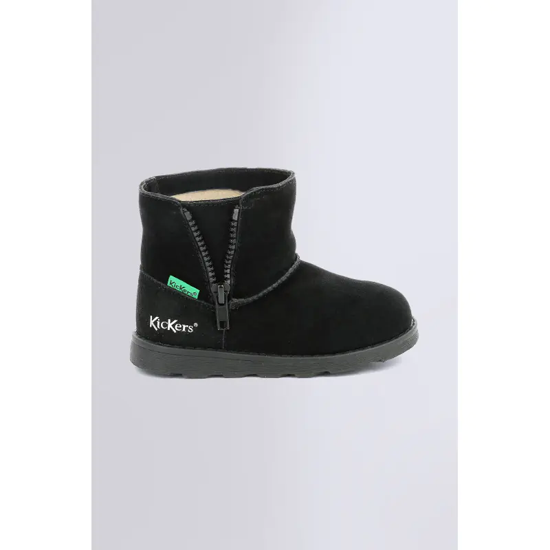 ALDIZA NOIR BOOTS Cuir Fille