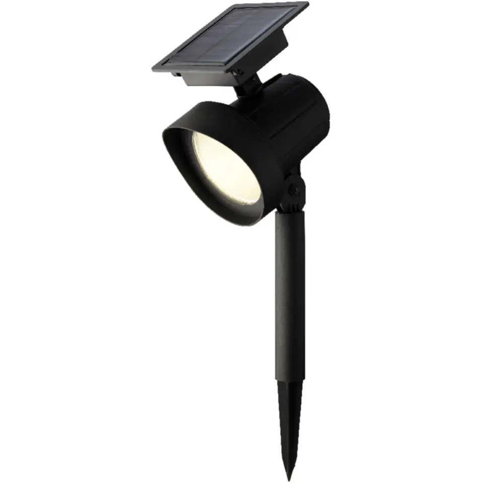 Lumineo Tuinverlichting spots - 2 stuks - solar - 31 cm