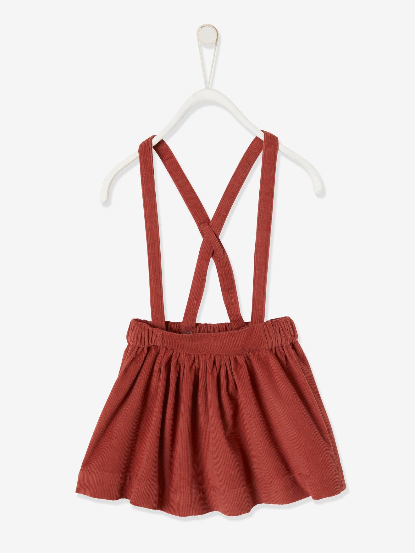 Conjunto de blusa e saia de veludo para bebê, em tecido plumetti branco claro liso.