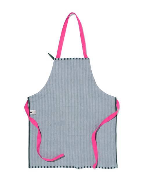 tablier en chambray rayé