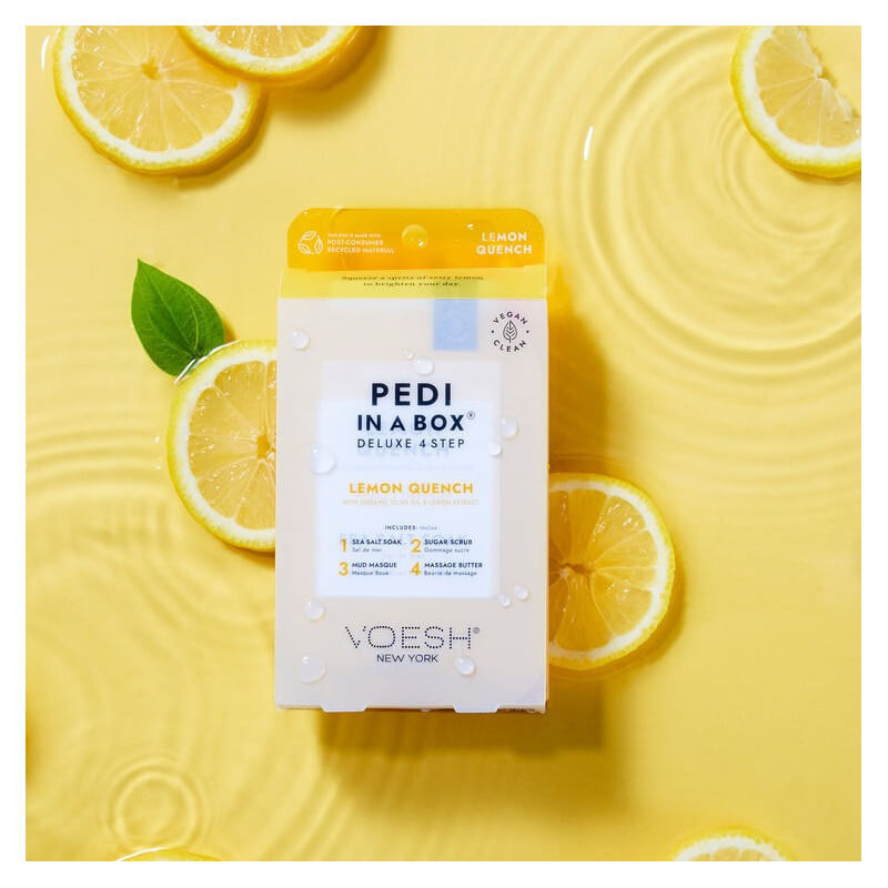 Pedi in Box Deluxe Citron soin des pieds Voesh