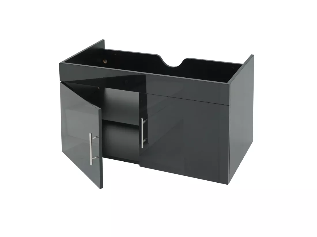 Meuble sous-lavabo MCW-D16, gris