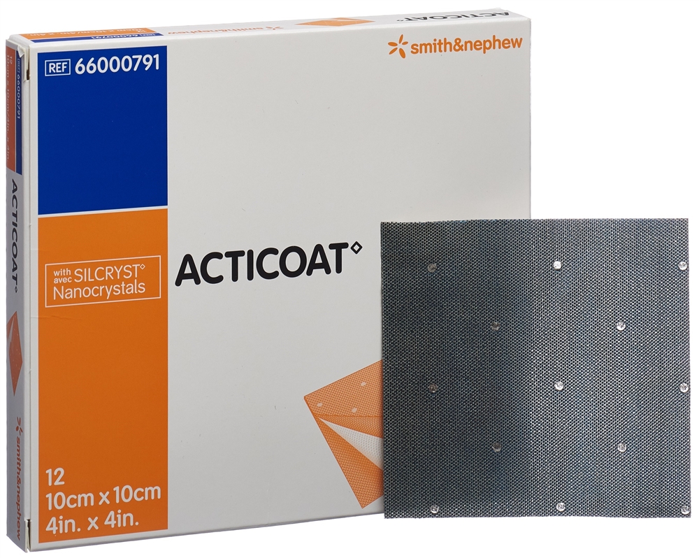 ACTICOAT Wundauflage 10x10cm steril 12 Stk