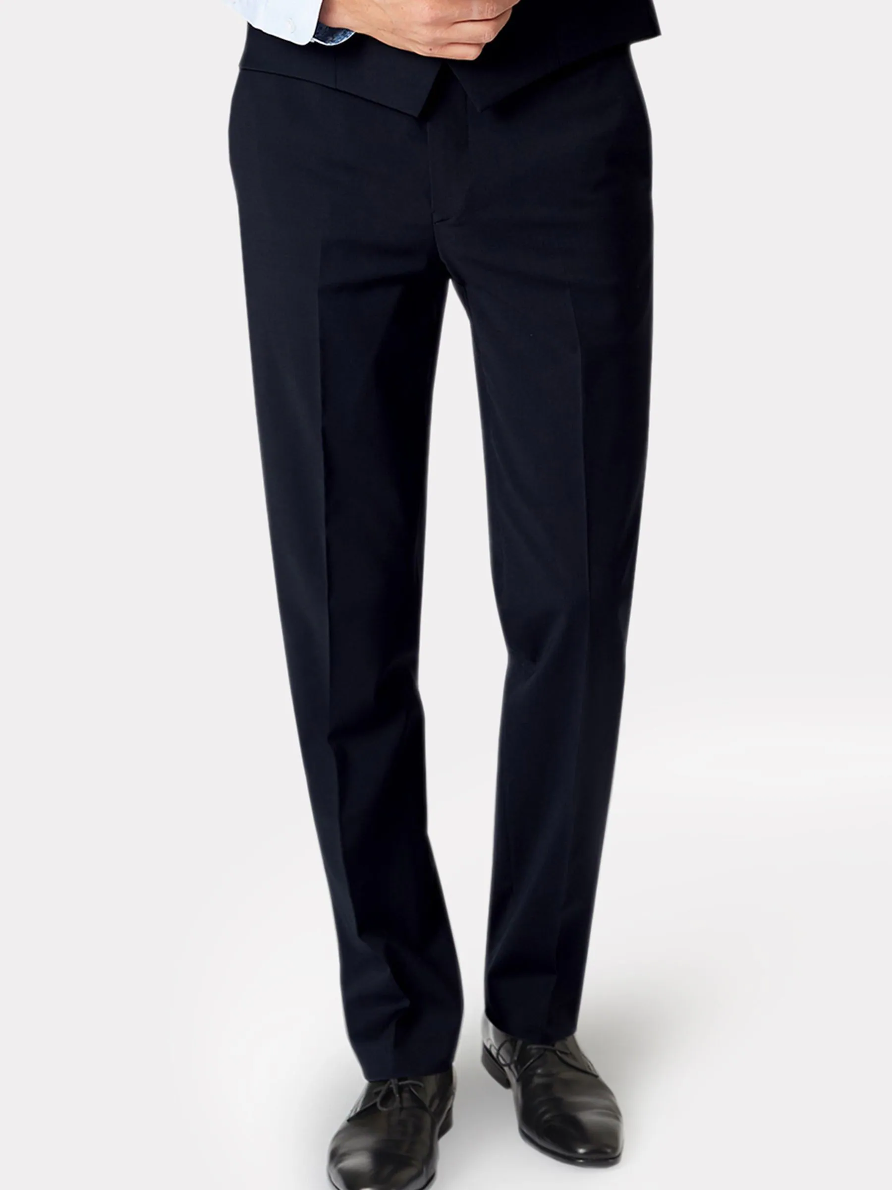 Donkerblauw - Brook Taverner Avalino Fit Trousers