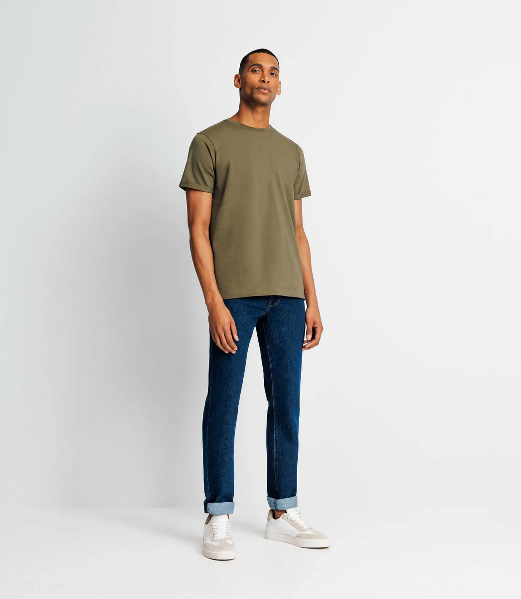 T-shirt uni kaki