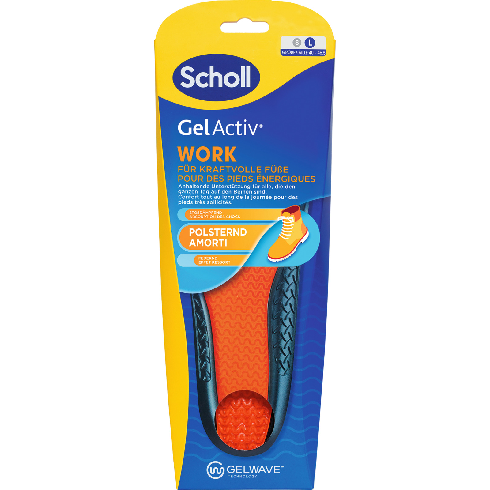 Scholl GelActiv Einlegesohle Work