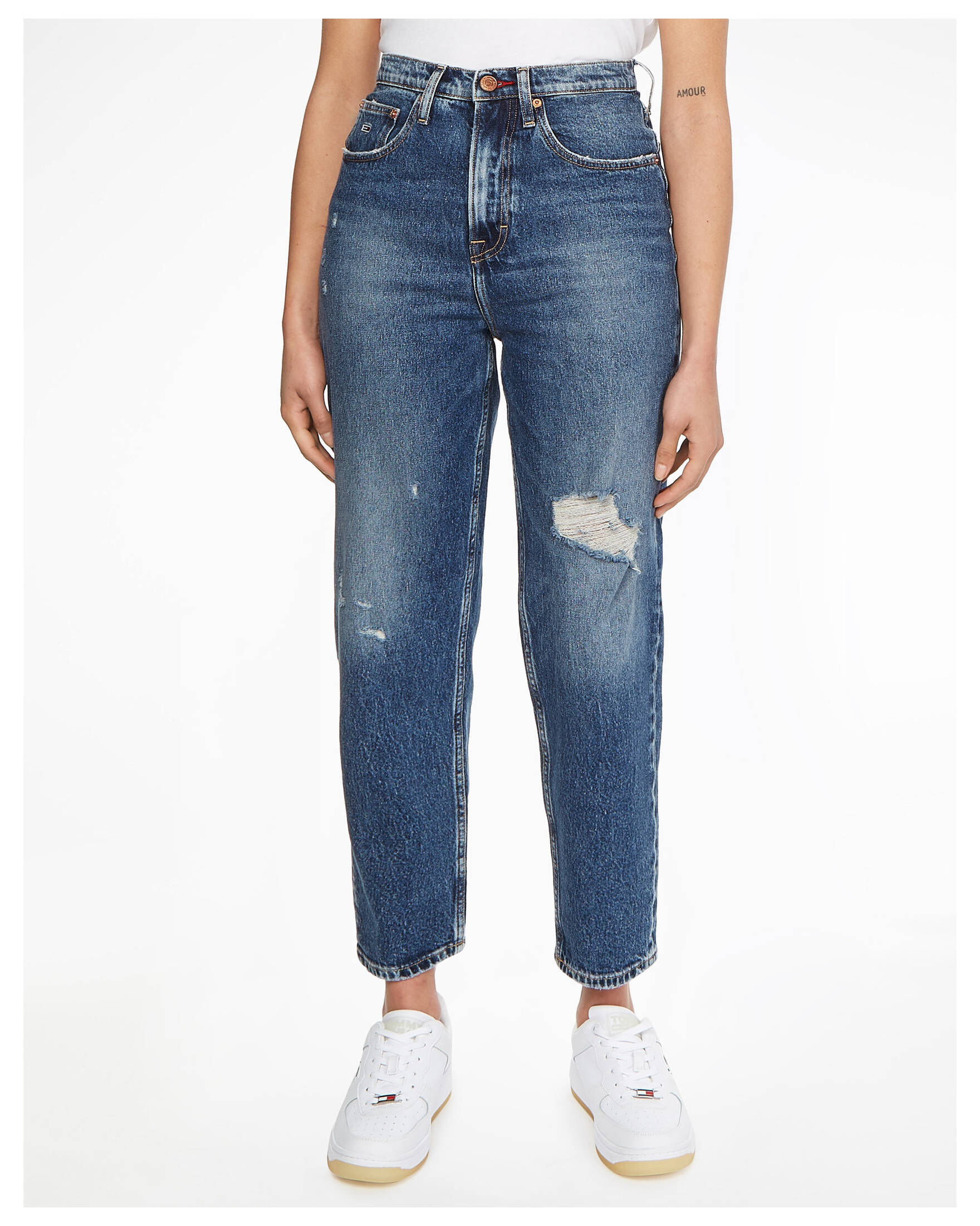 Tommy Jeans| Damen Jeans MOM JEAN UHR Tapered Fit