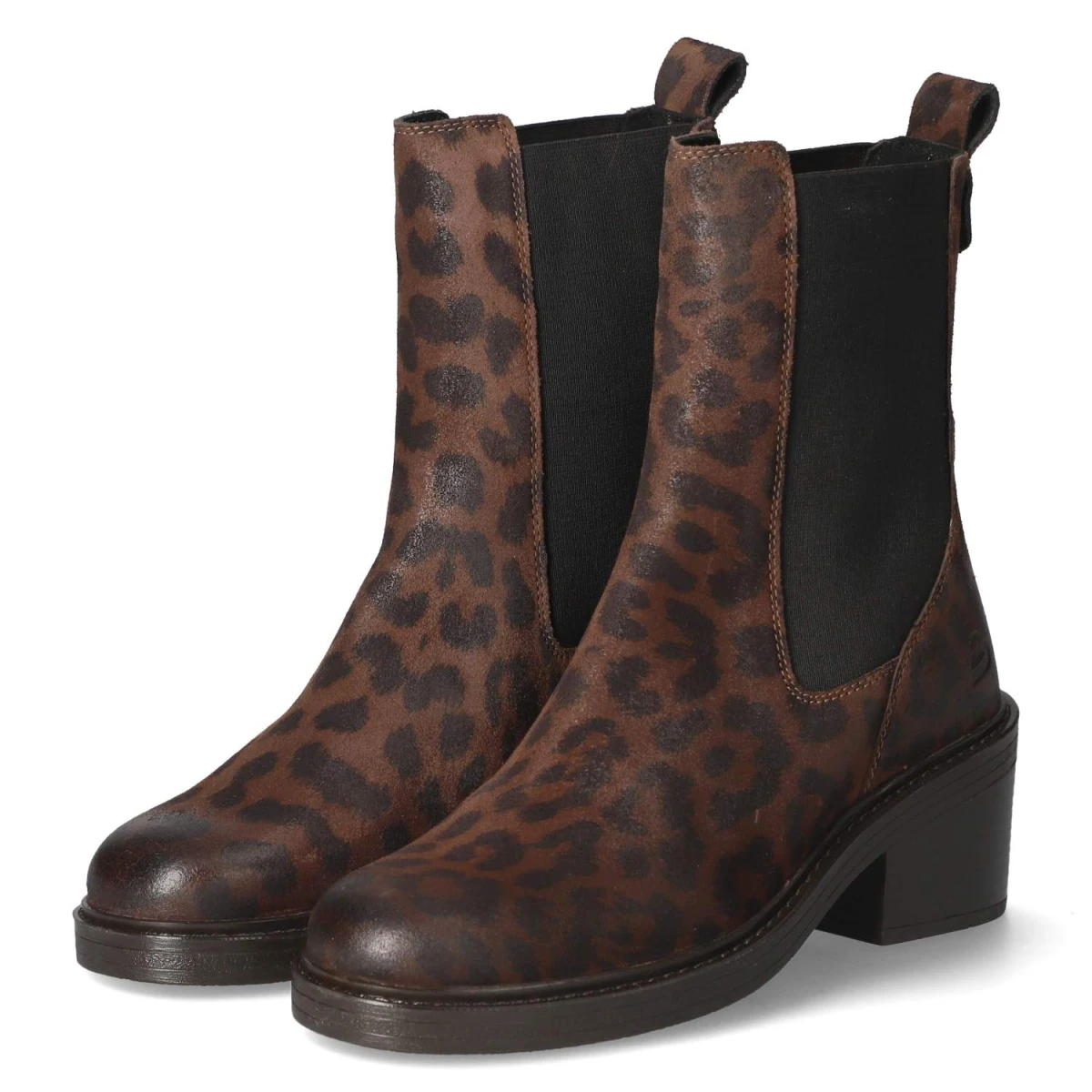 BullboxerChelsea Boot - Brown/Leopard