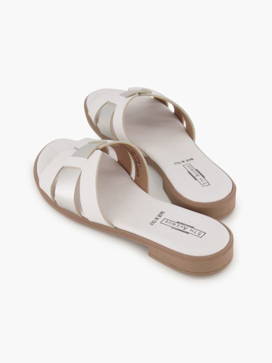 5th Avenue Pantolette Weiss