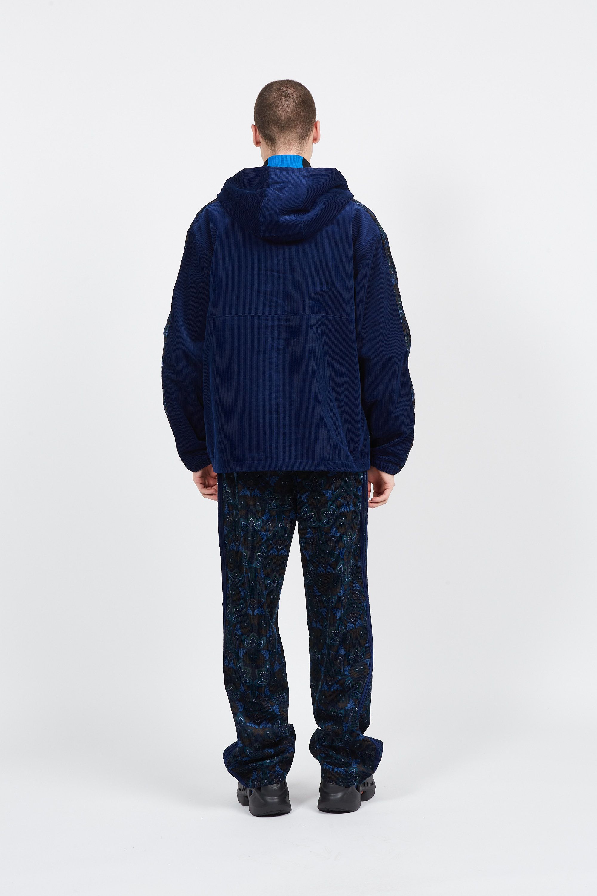 ADIDAS Hoodie CORDUROY Bleu