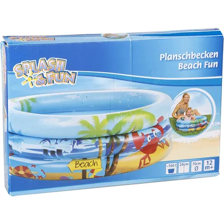Splash & Fun Babyplanschbecken Beach Fun, Ø70cm