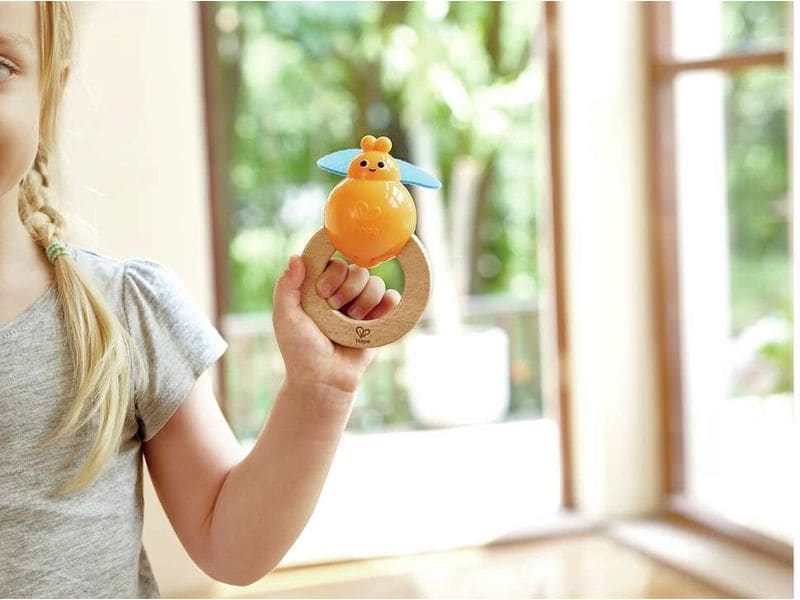 Hape Musikspielzeug Rhythmus-Kit Natur Kindgerechte Instrumente