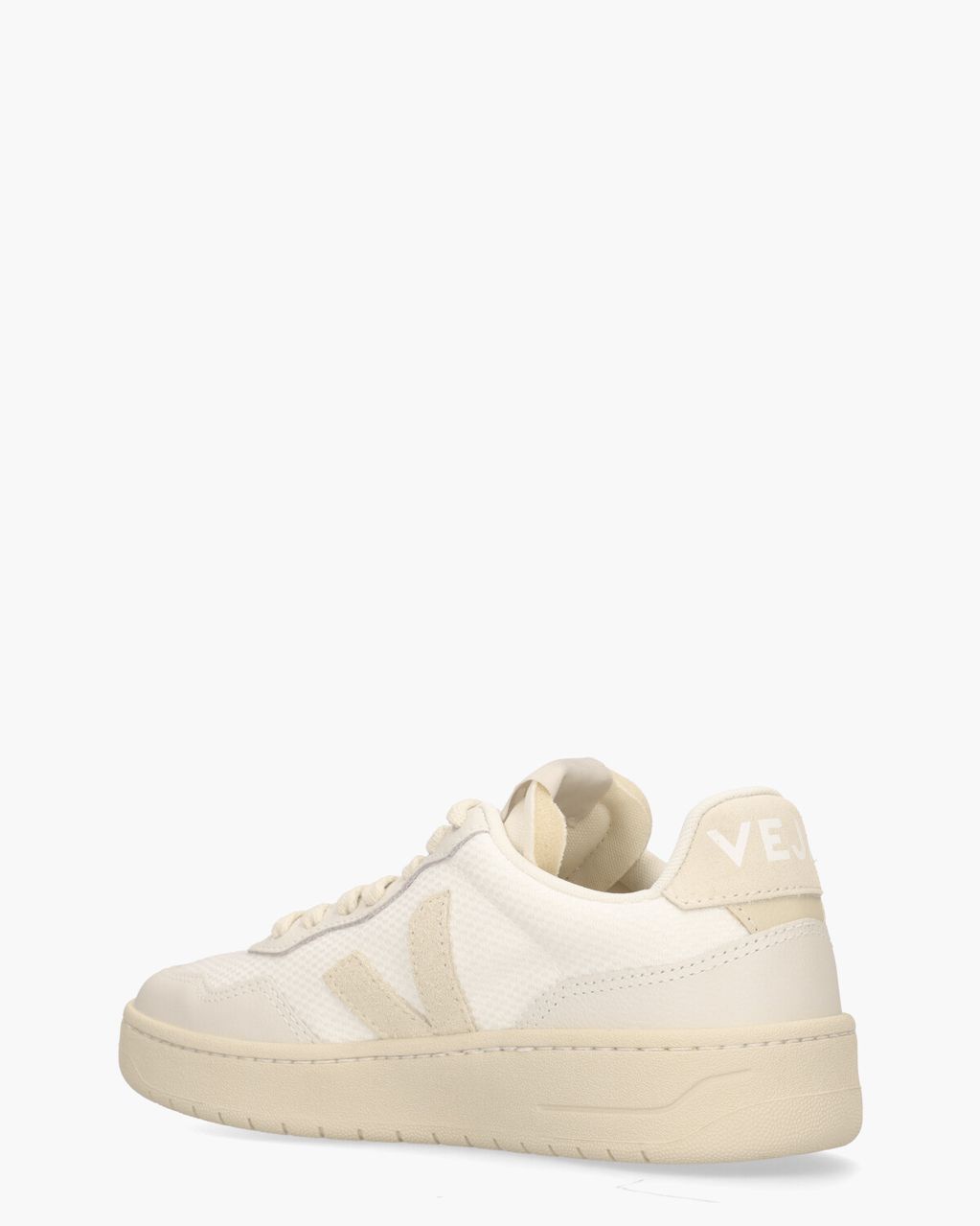 Veja V-90 B-Mesh Wit/Beige Damessneakers