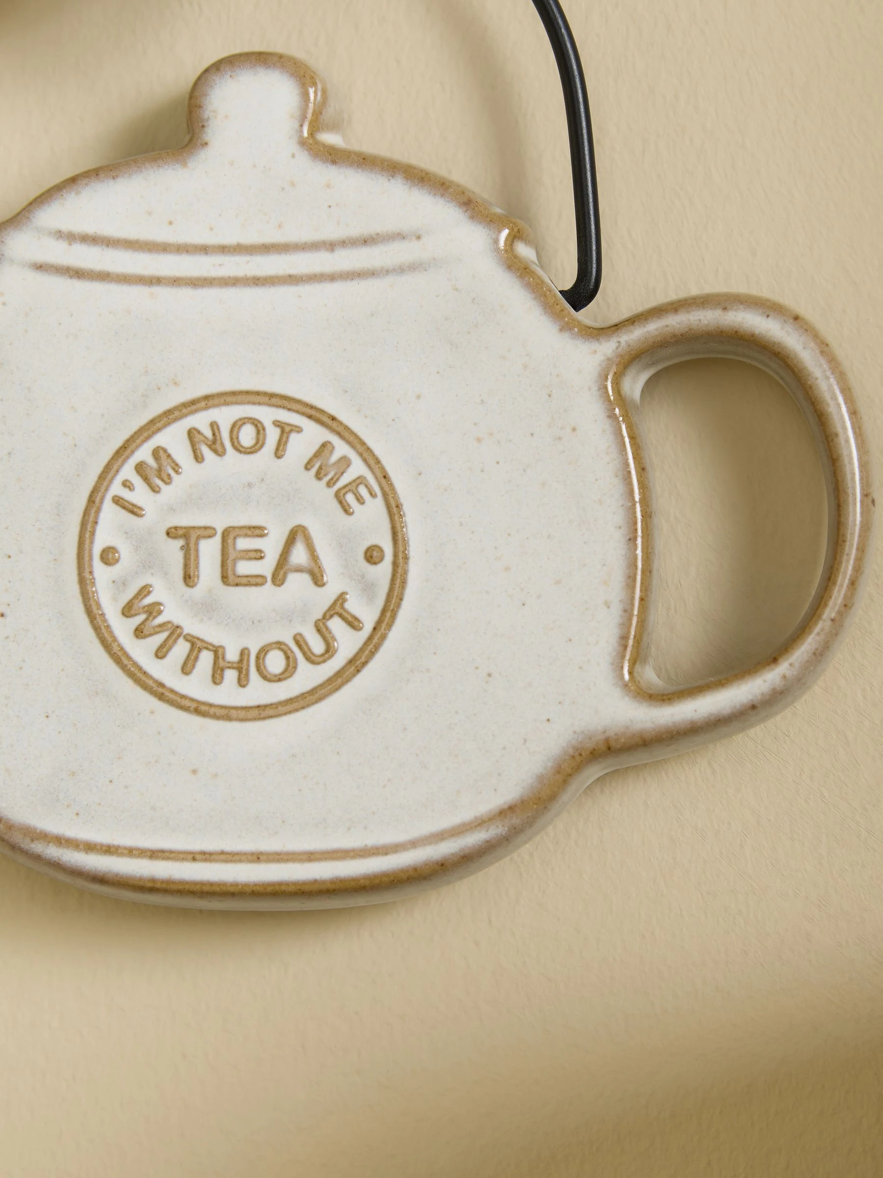 Ceramic Not Me Without Tea Hanging Decoration