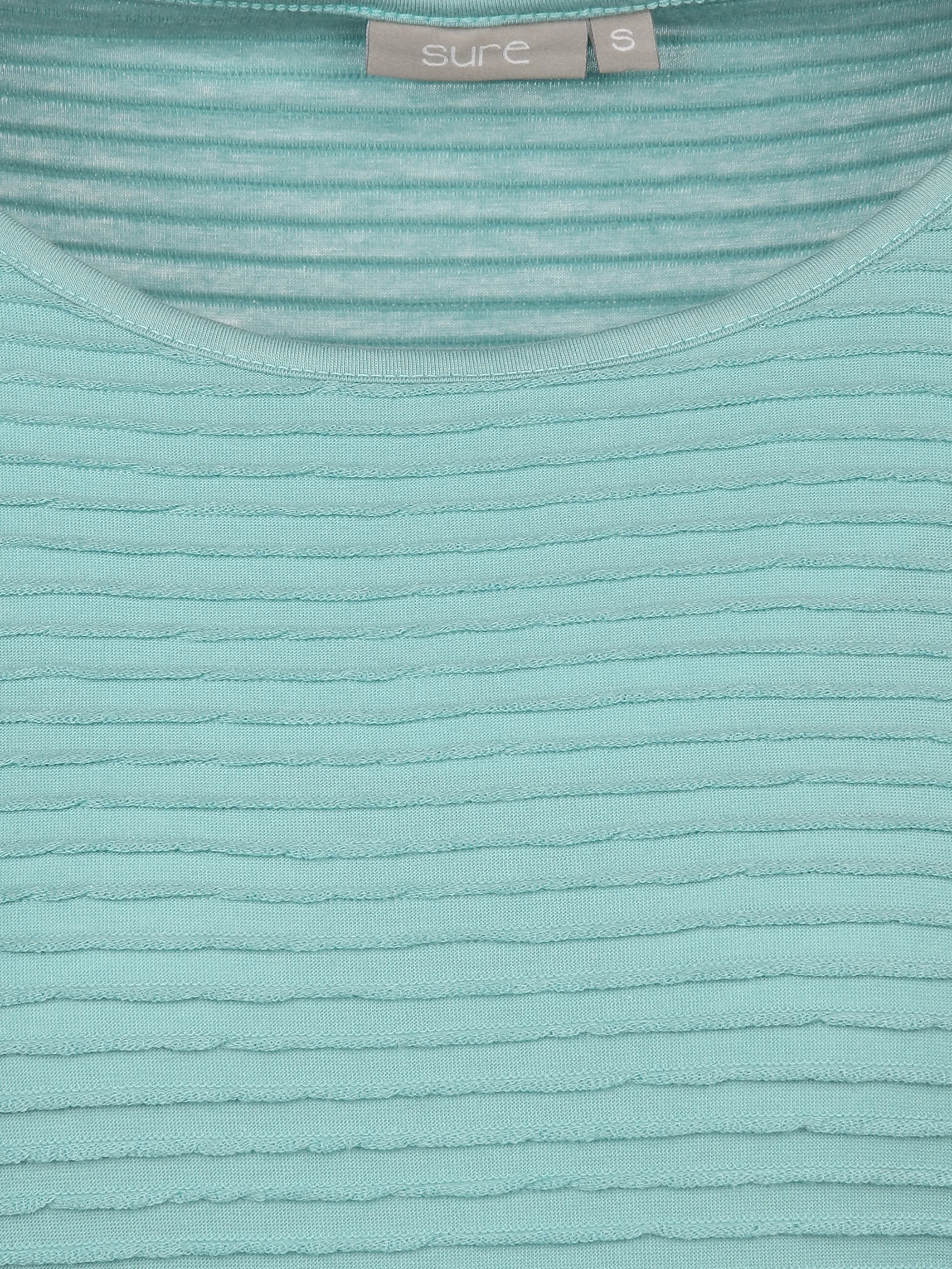 Damen Strukturshirt mit 3/4 Ärmel