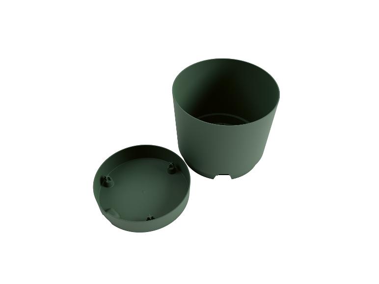 Bloempot met schotel