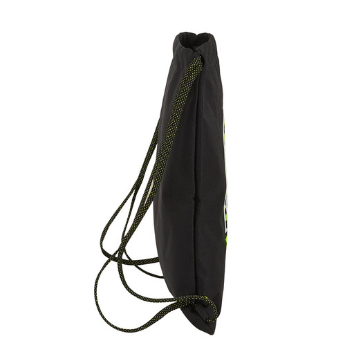 Safta 612041196, Mochila Saco Unissex Niños, Preto/verde Flúor, Único