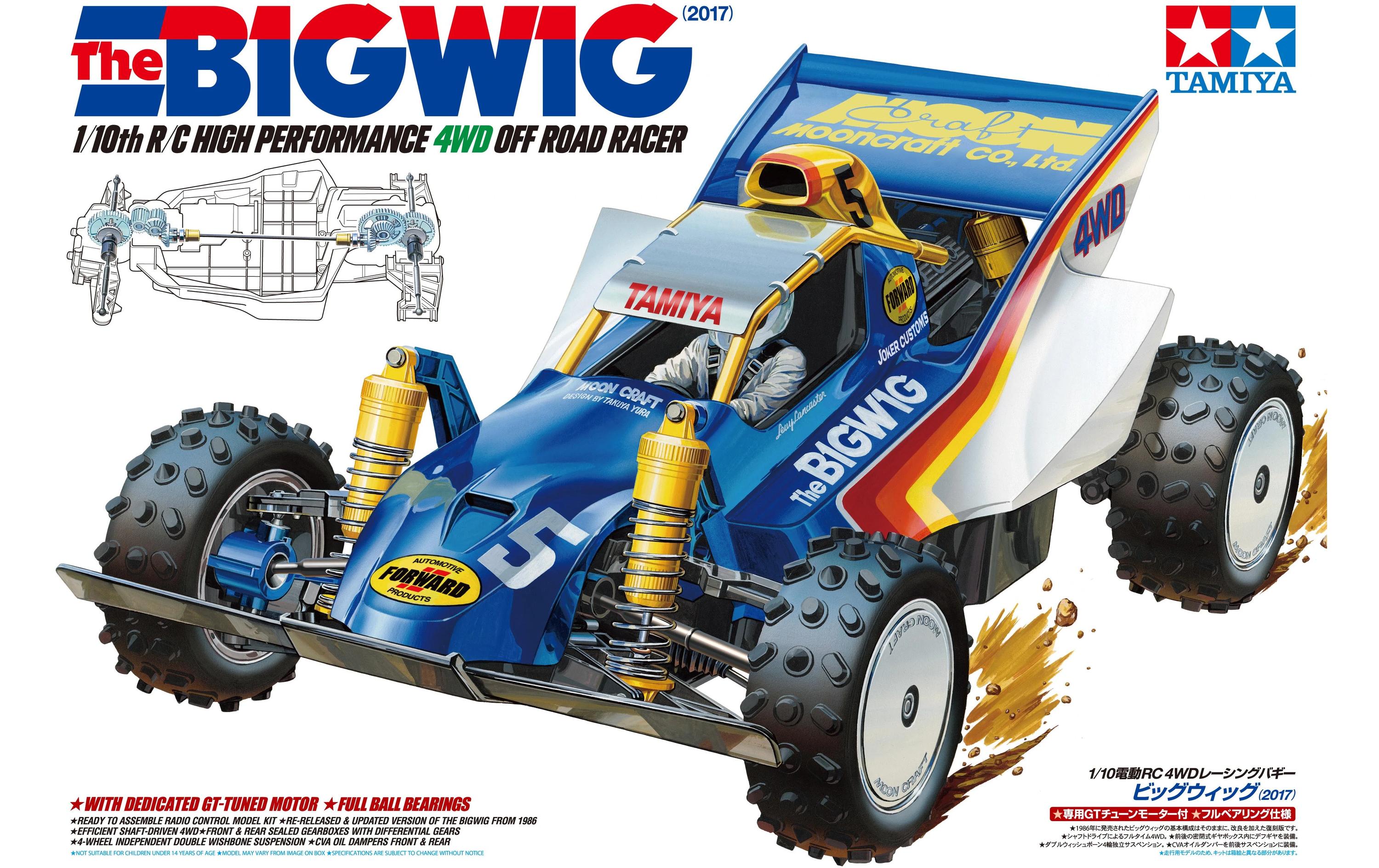 Buggy The Bigwig Bausatz ohne ESC, 1:10<br>4WD Bausatz Modell