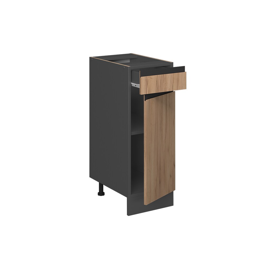 Vicco Schubunterschrank Küchenschrank Küchenmöbel R-Line J-Shape Anthrazit Eiche 30 cm modern