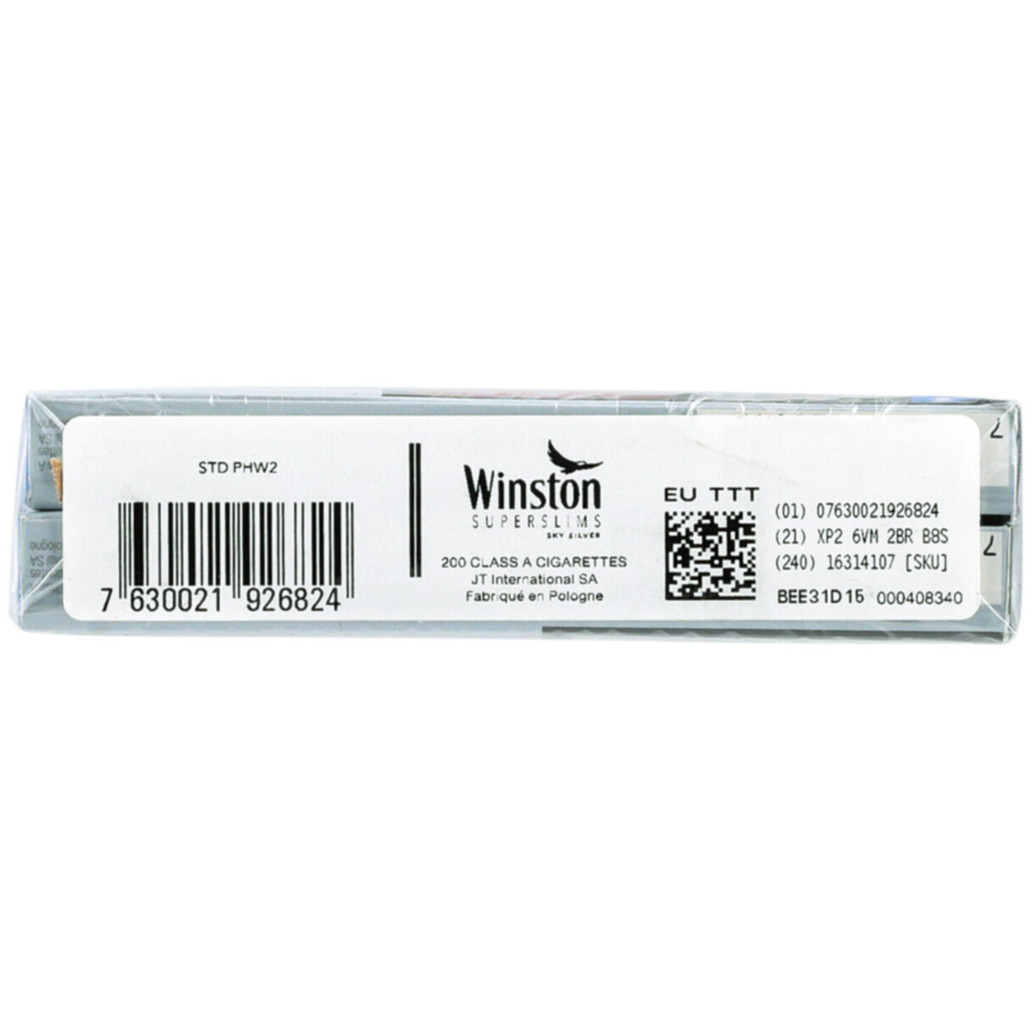 Winston Super Slim Silver Box Stange