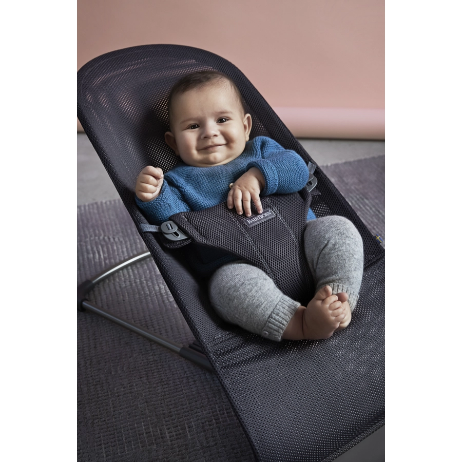 BABYBJÖRN Babywippe Bliss Mesh Anthrazitgrau