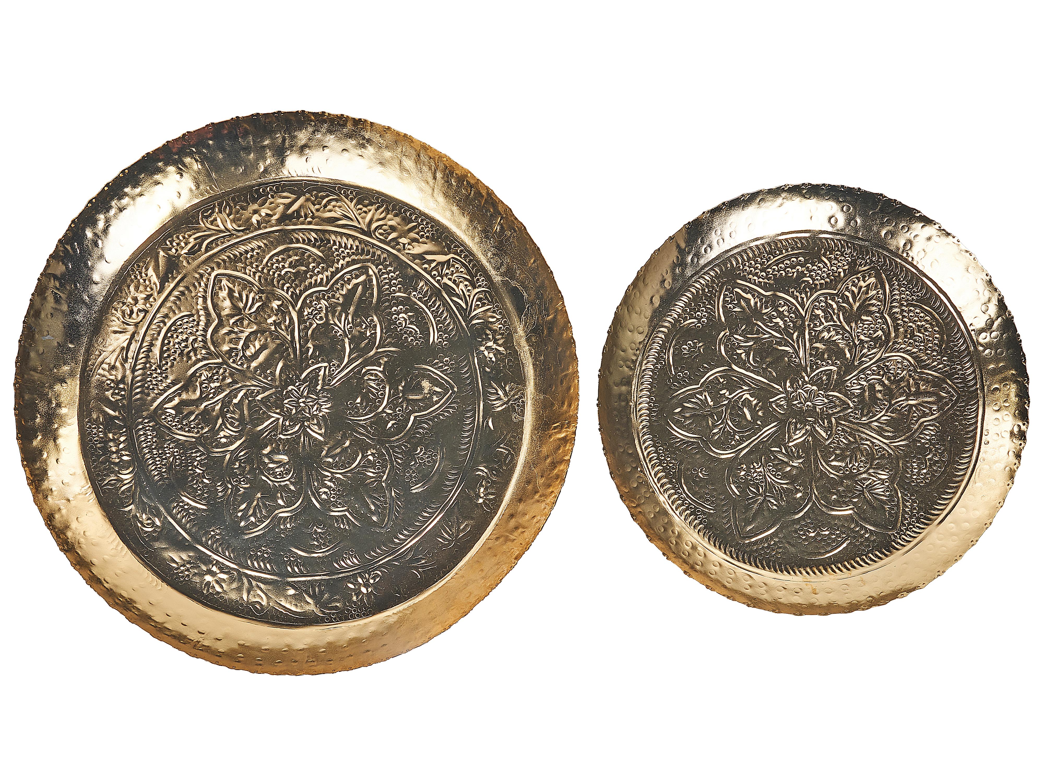 Set van 2 juwelenschaaltjes SADANE Metaal Goud
