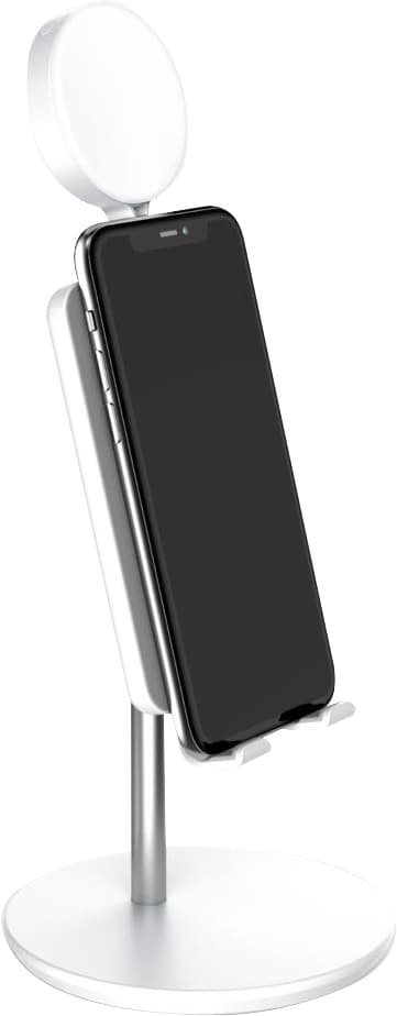 Digip Shine smartphonestander og LED-ringlys