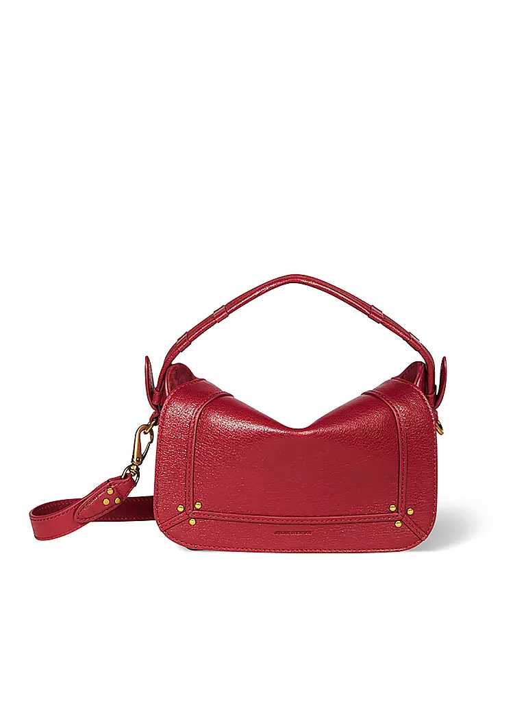 JEROME DREYFUSS Ledertasche - Umhängetasche PEPITO Small rot
