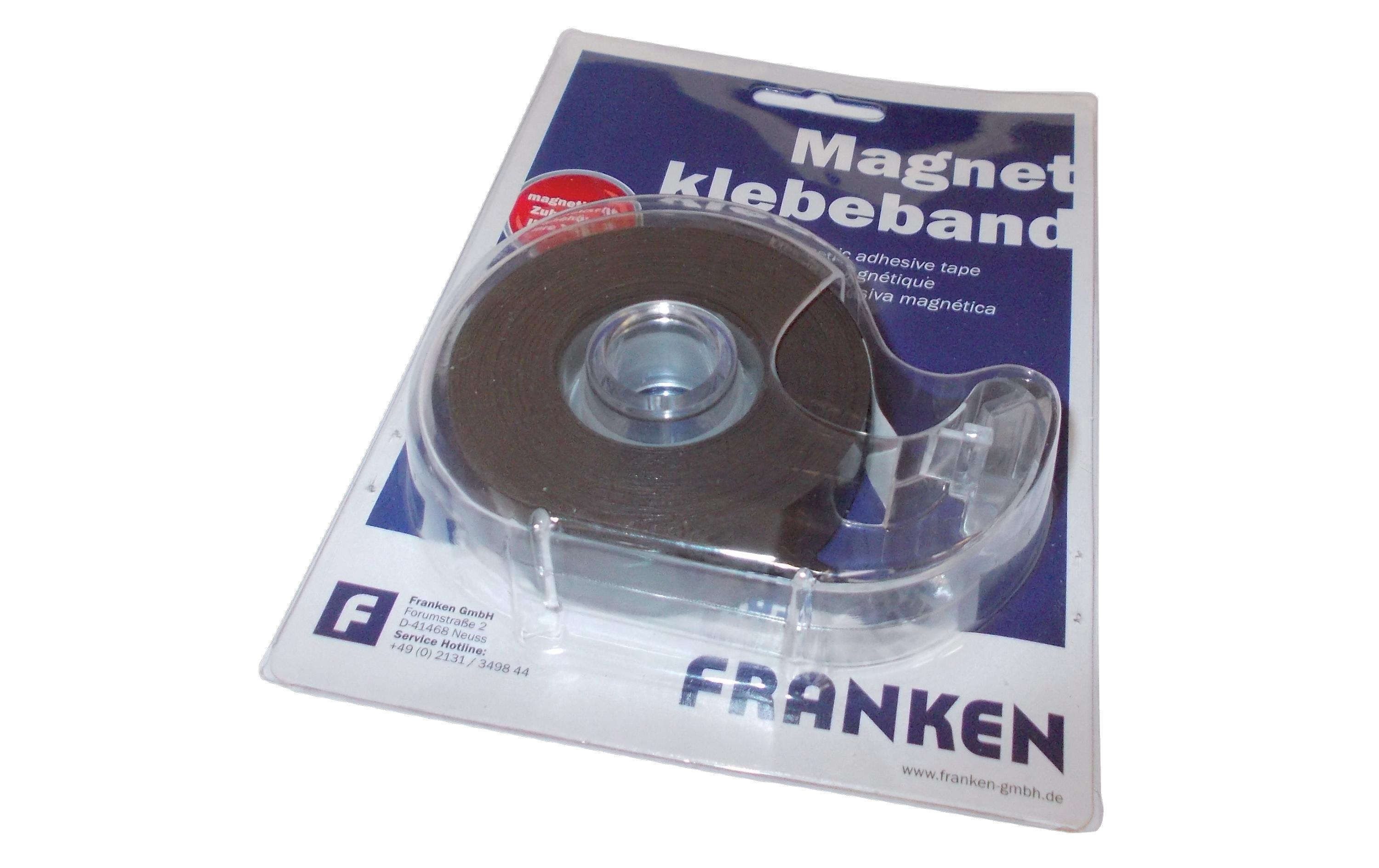 Magnetband Lagerschild 19 mm x 8 m, SchwarzSelbstklebendes Lagerschild als Rollenware