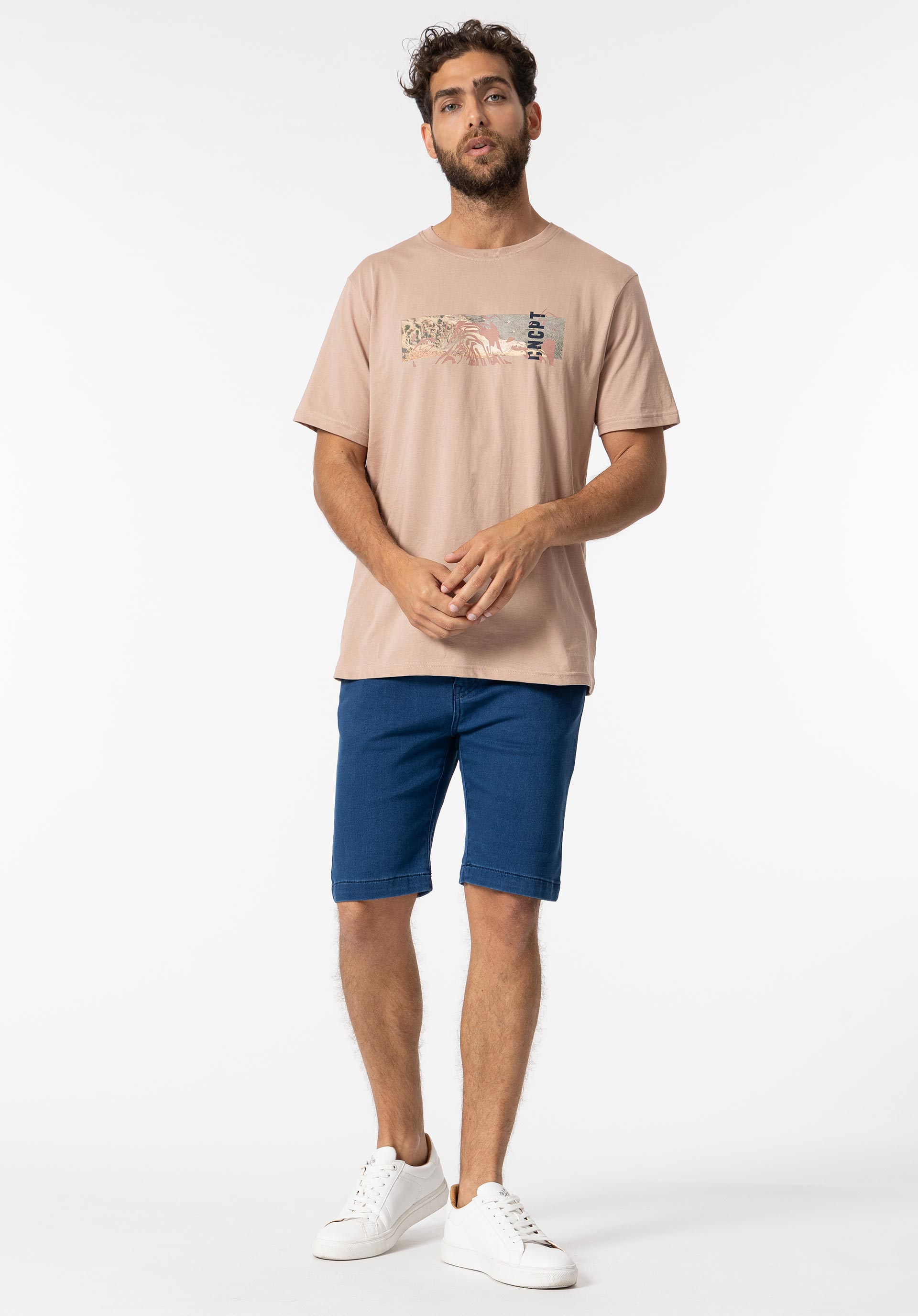 Calções Indigo Knit Slim Fit