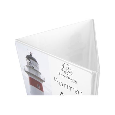Exacompta Office - Triptyque pour A5 - cristal