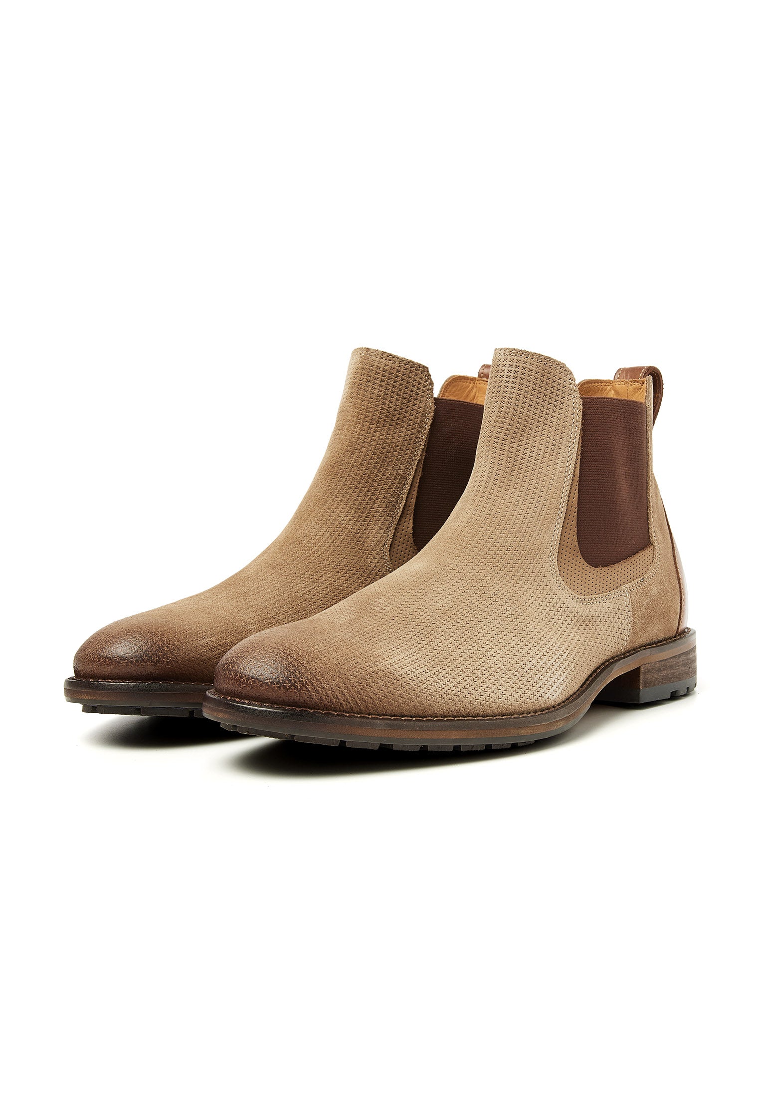 Taupe suède Henry chelsea boot