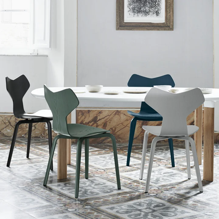 Fritz Hansen - Grand Prix Stuhl, Eiche natur