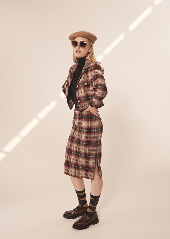 Jupe Jadenrouge en tartan