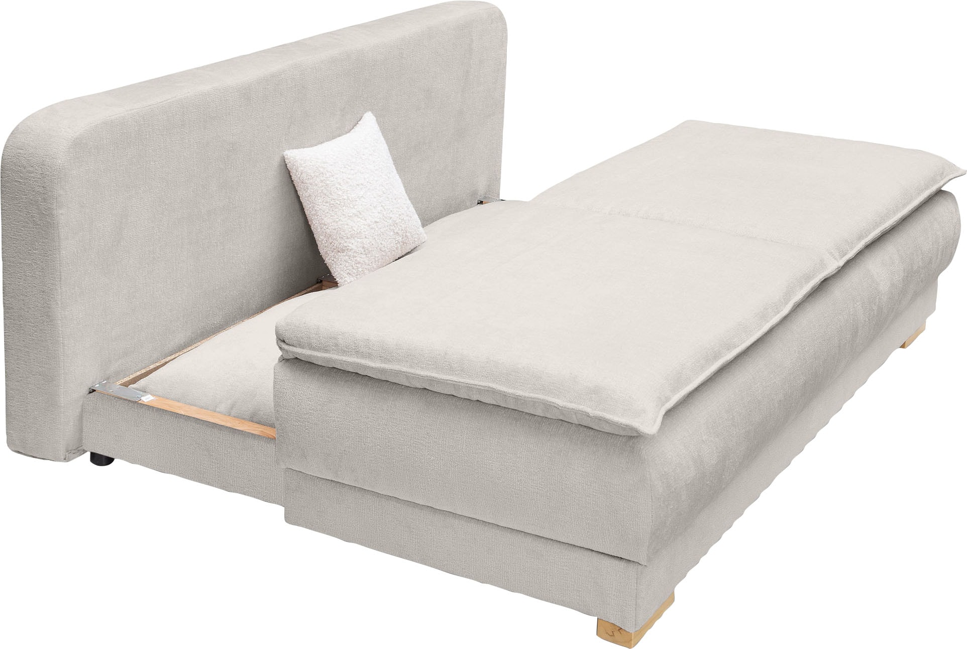 INOSIGN Schlafsofa »Bea« Dauerschlafsofa, Bettfunktion und-kasten,Boxspringsofa