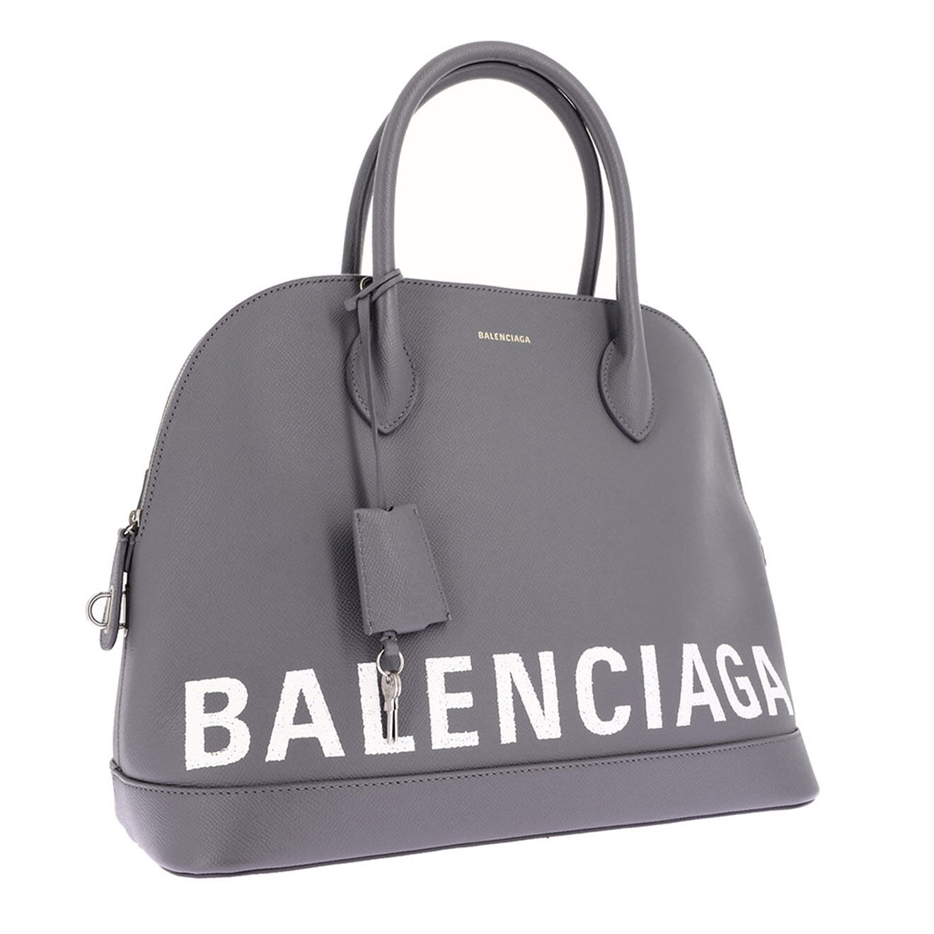 Balenciaga Sac à main Ville GM en Cuir gris - Neuf sans étiquette - L.36 cm