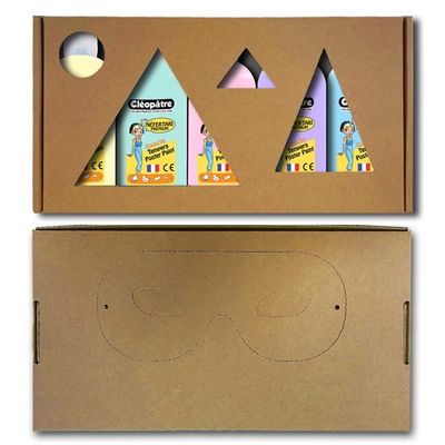 Cléopâtre NEFERTARI - Lot de 5 flacons de gouache - pastel - 5 x100ml