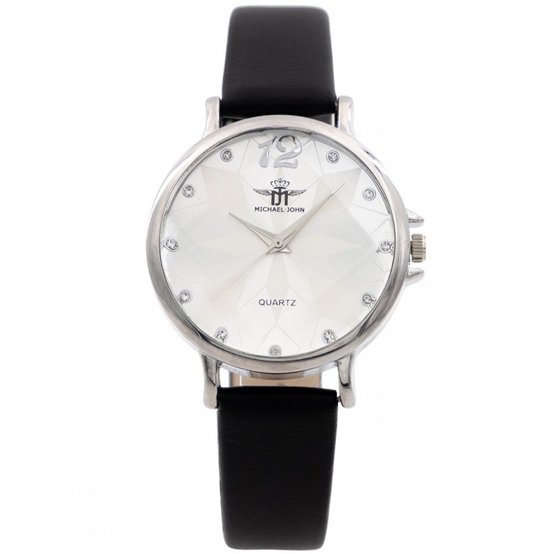 Montre Femme M. JOHN bracelet Cuir Noir