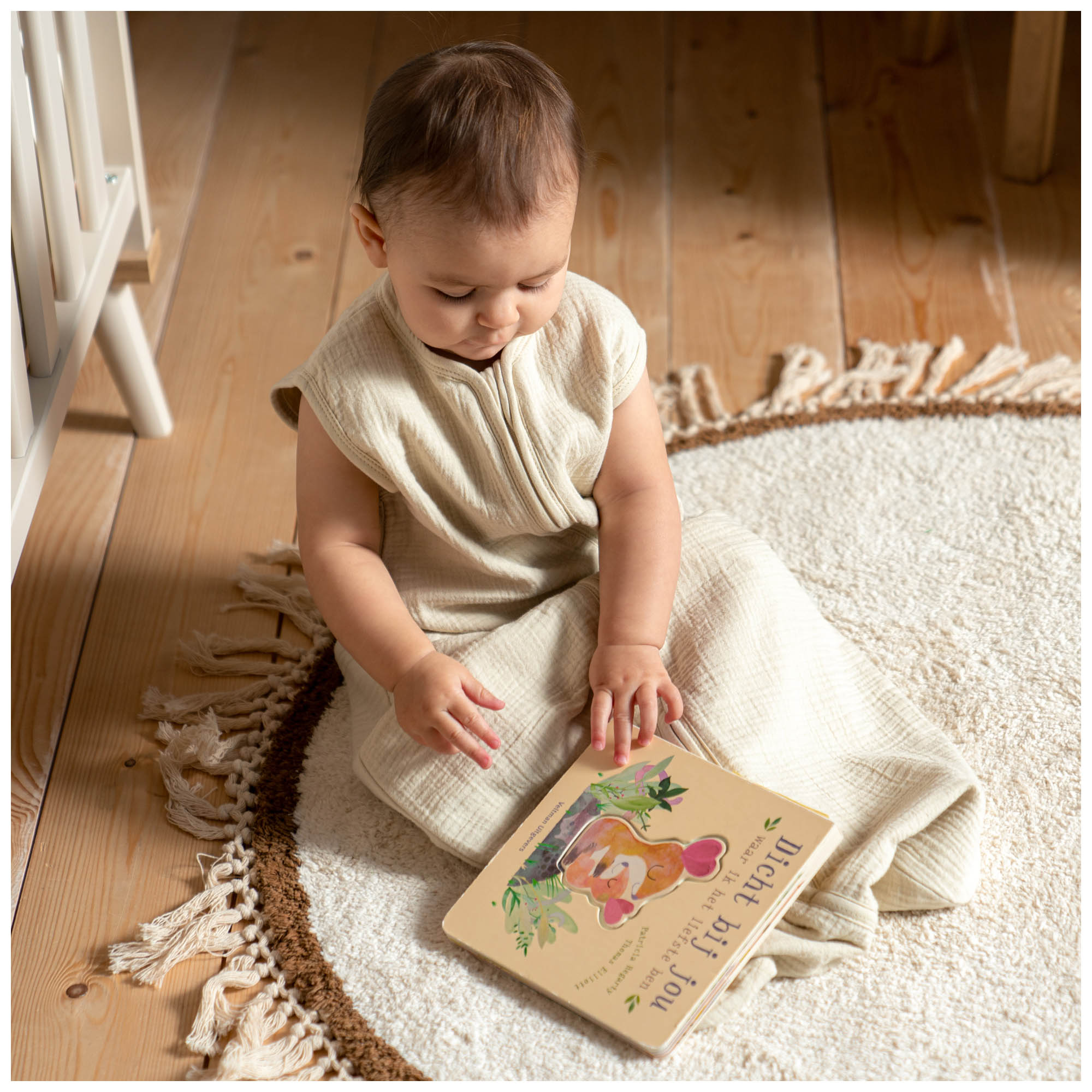 Prénatal slaapzak Mousseline beige