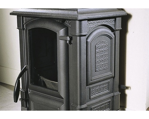 Nordica Extraflame Guilietta X gietijzeren houtkachel, zwart, 6,6 kW