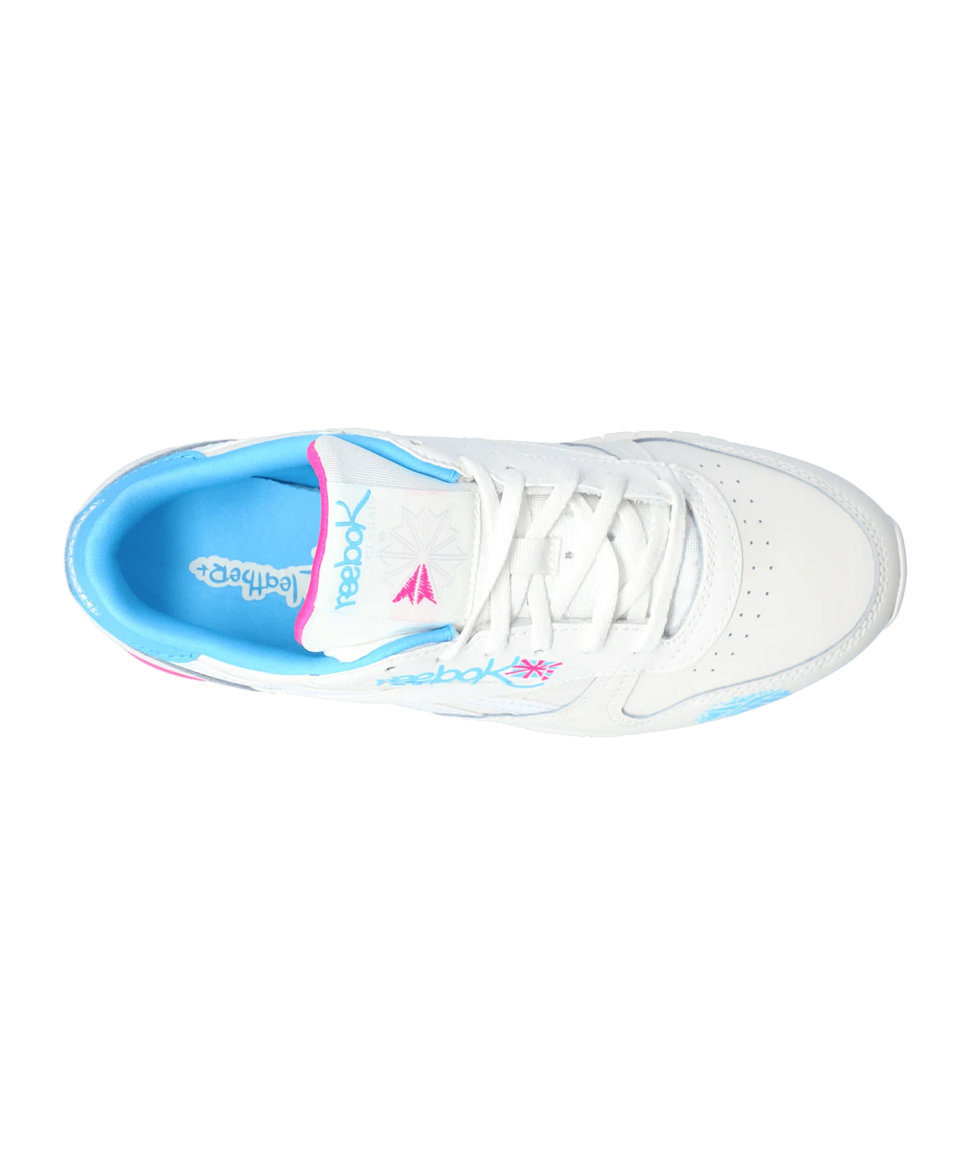 Reebok Classic Leather Damen Weiss Blau