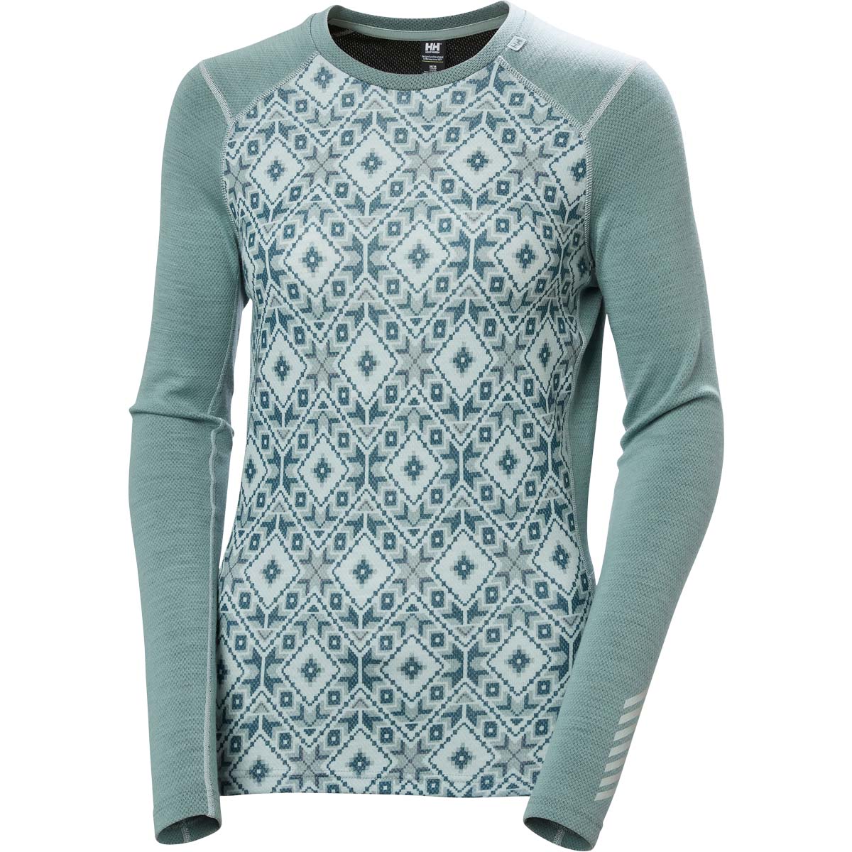 Helly Hansen Lifa Midweight Graphic Merinould Skiundertrøje Dame