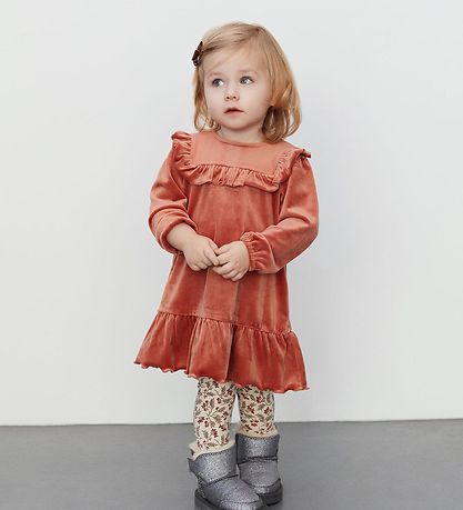 Petit by Sofie Schnoor Kleid - Velours - Dee - Rust Ed