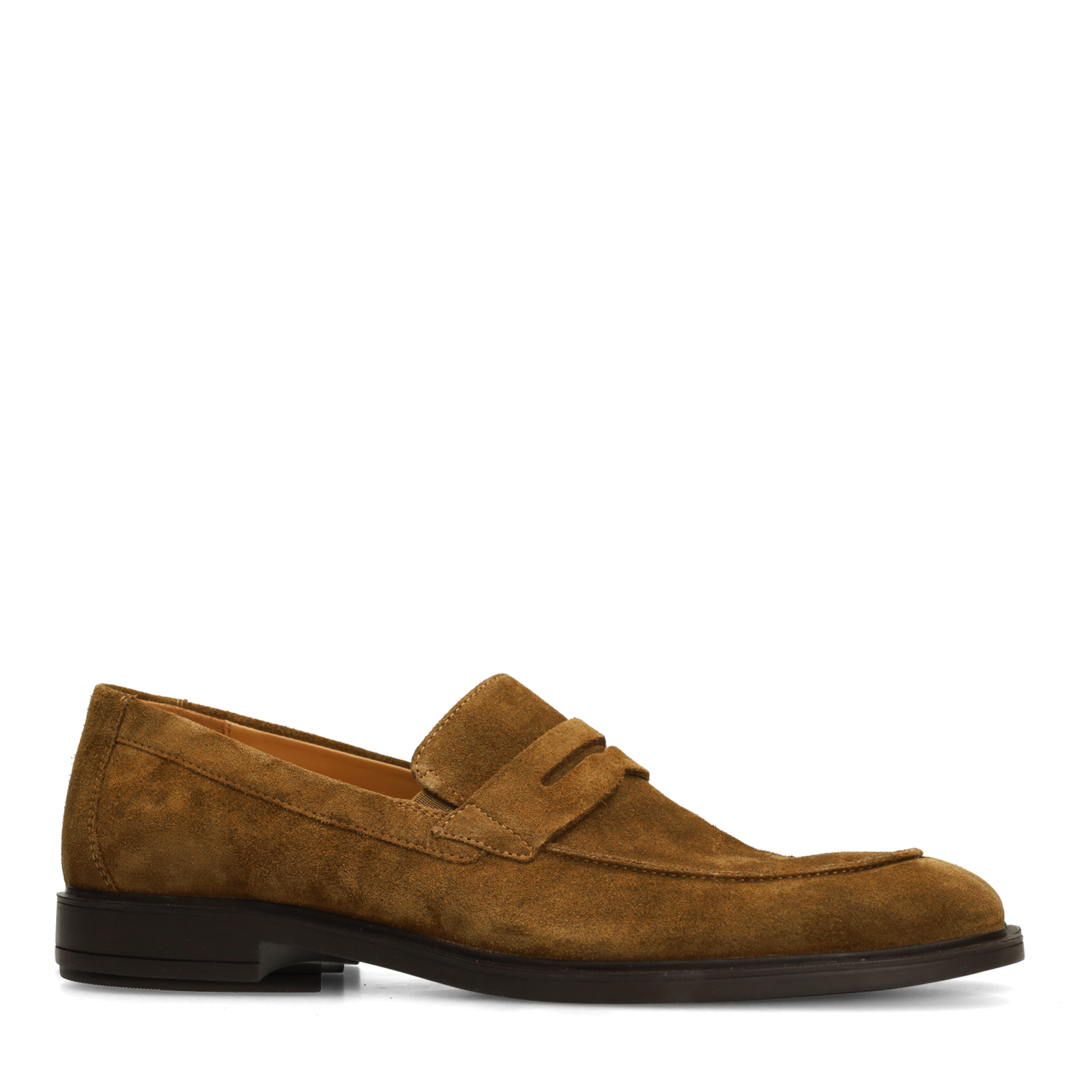 Cognac suède loafers